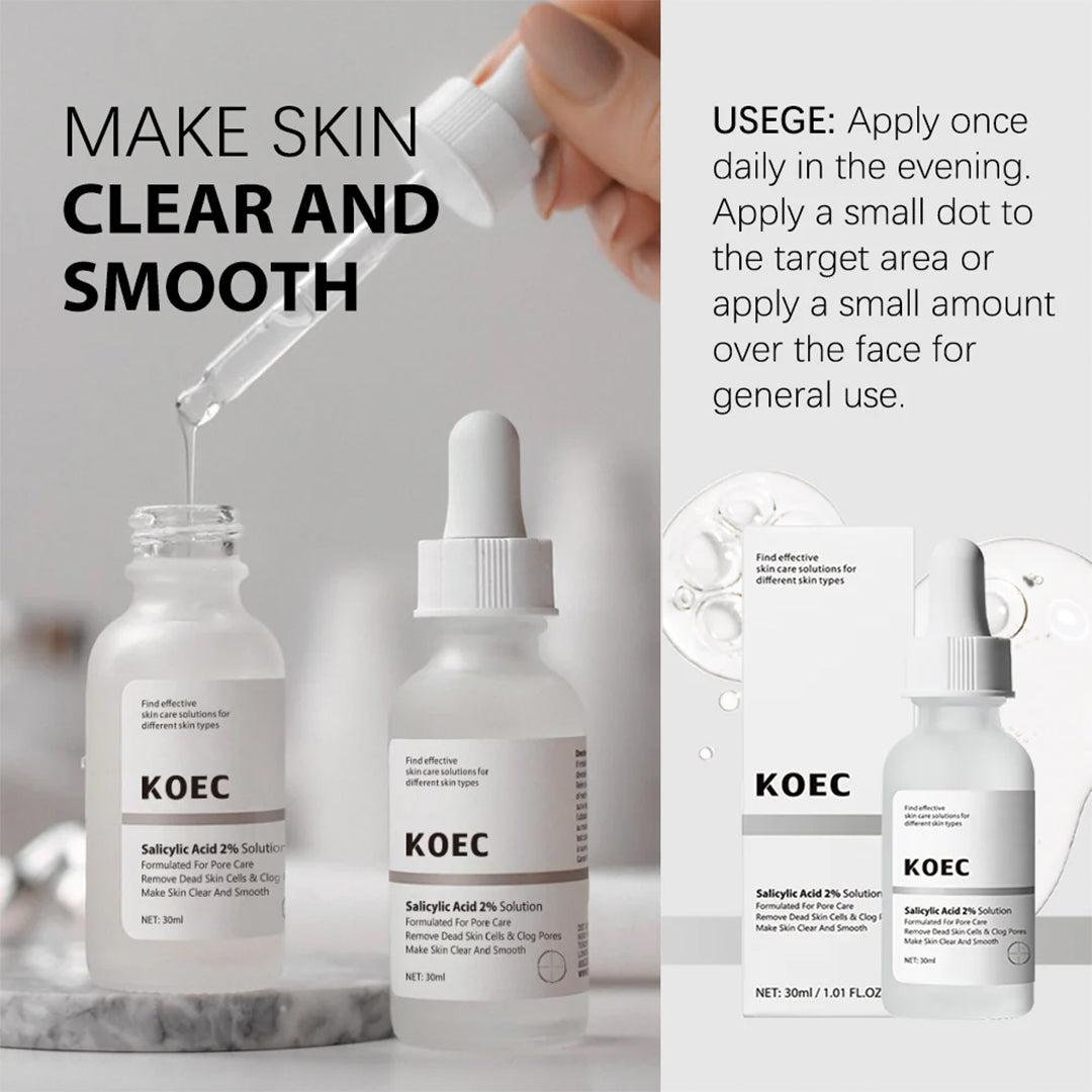 KOEC 2% Salicylic Acid Face Serum - 30ml