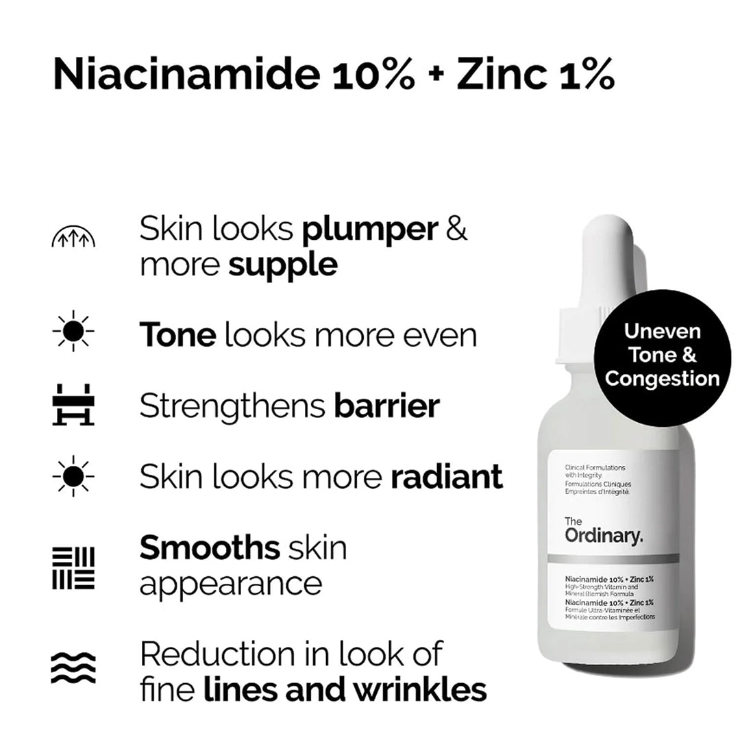 The Ordinary Niacinamide 10% + Zinc 1%