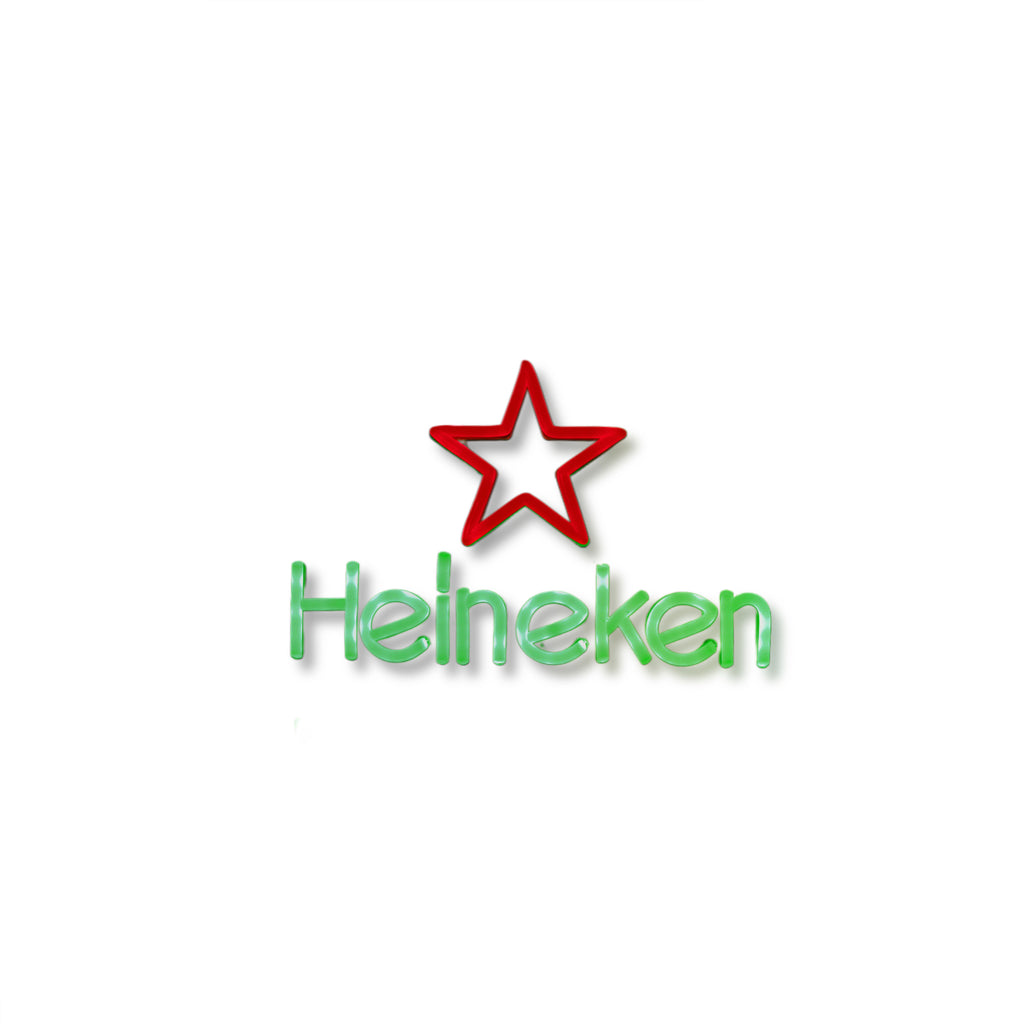 Heineken Pentagram LED Neon Sign