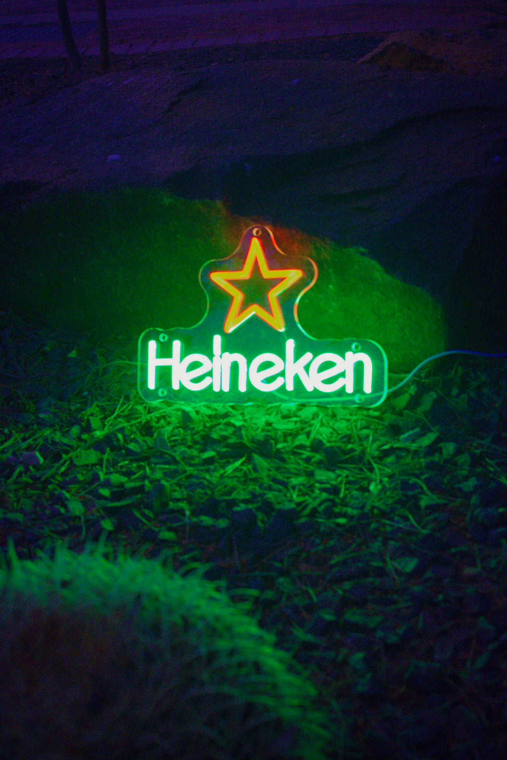 Heineken Pentagram LED Neon Sign