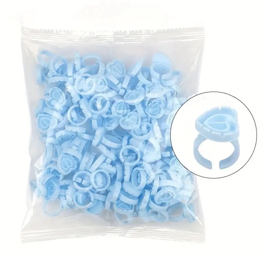 Heart-Shaped Glue Rings