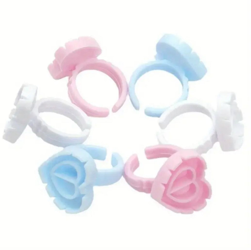 Heart-Shaped Glue Rings