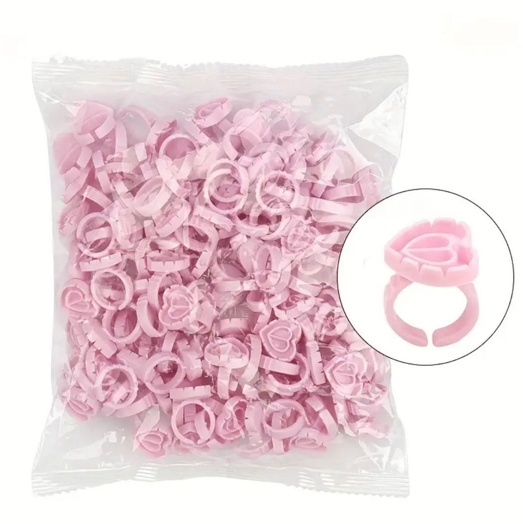 Heart-Shaped Glue Rings