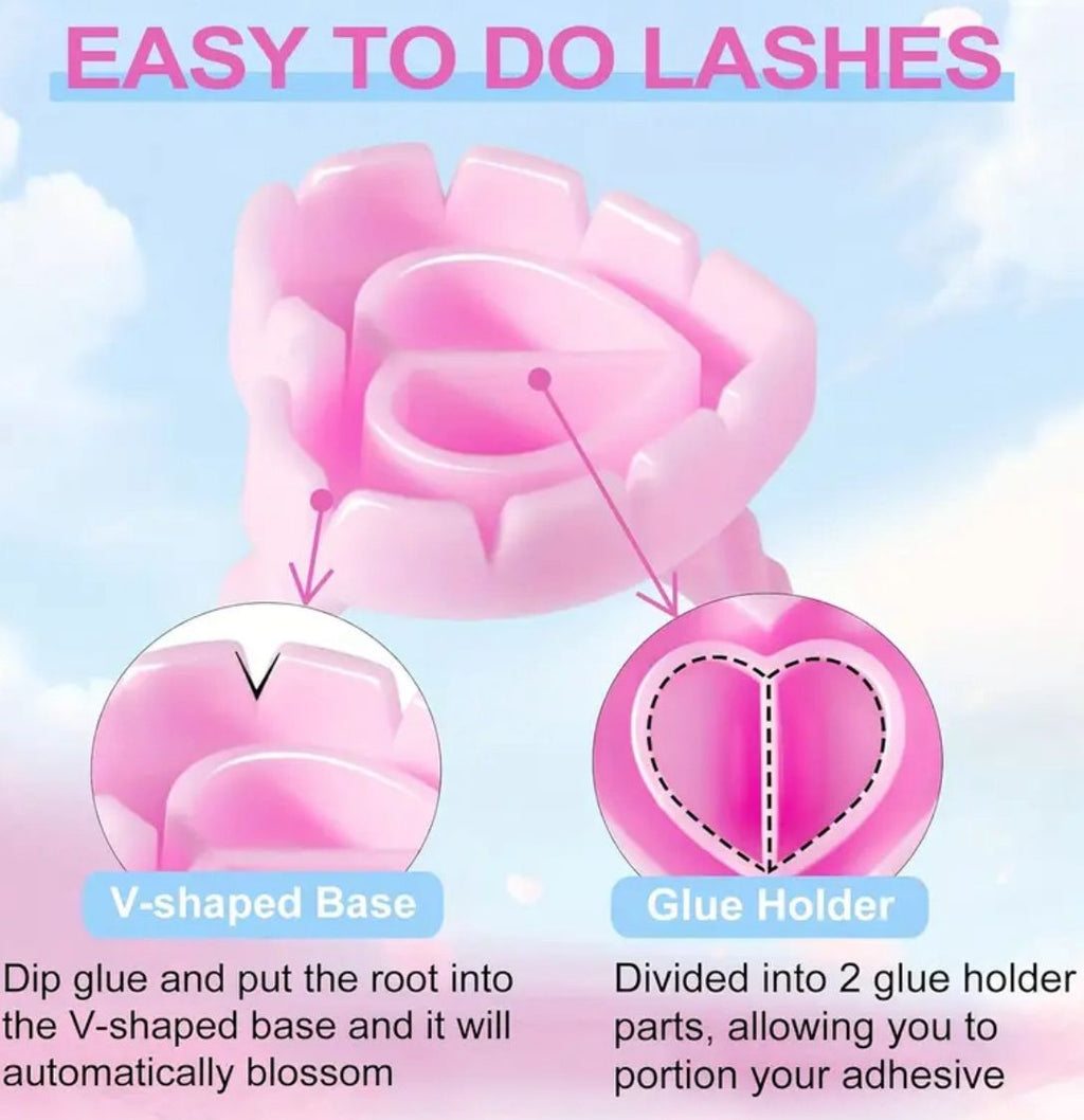 Heart-Shaped Glue Rings